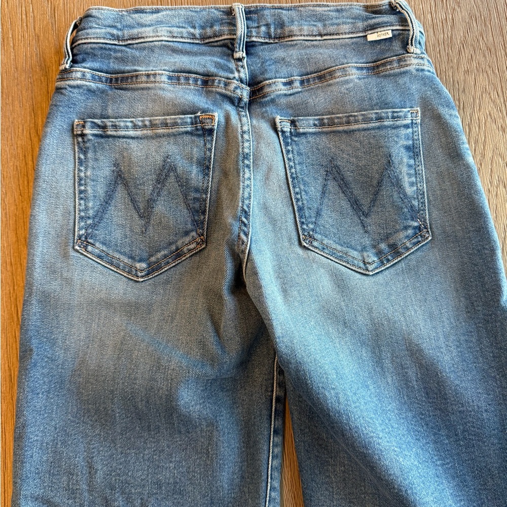 Mother Midrise Maven Sneak - Size 25 - worn once